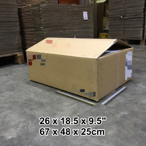 Add-on: Used Flat Carton Boxes (5 pcs)